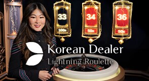Korean Dealer Lightning Roulette