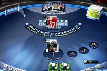 Premier Blackjack Hi Lo Gold game screen