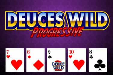 Deuce Wild Progressive game screen