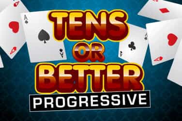 Tens or Better Progressive game screen