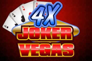 4x Vegas Joker Poker game screen