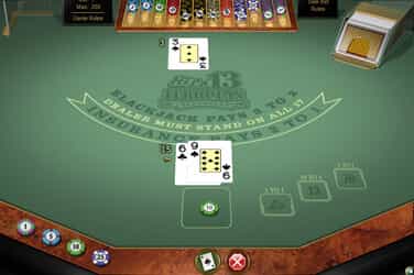 HiLo 13 European Blackjack Gold game screen