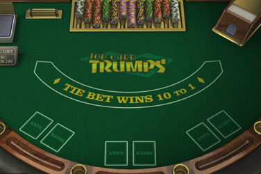 Top Card Trumps game screen