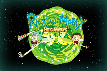 Rick and Morty Megaways game screen