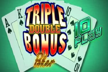 Triple Double Bonus Poker - 10 Play