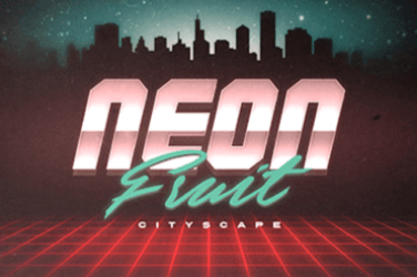 Neon Fruit Cityscape game screen