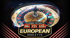 European Roulette Dynamic Paytable