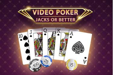 Video Poker Jacks or Better game screen