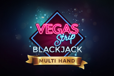 Multihand Vegas Strip Blackjack game screen