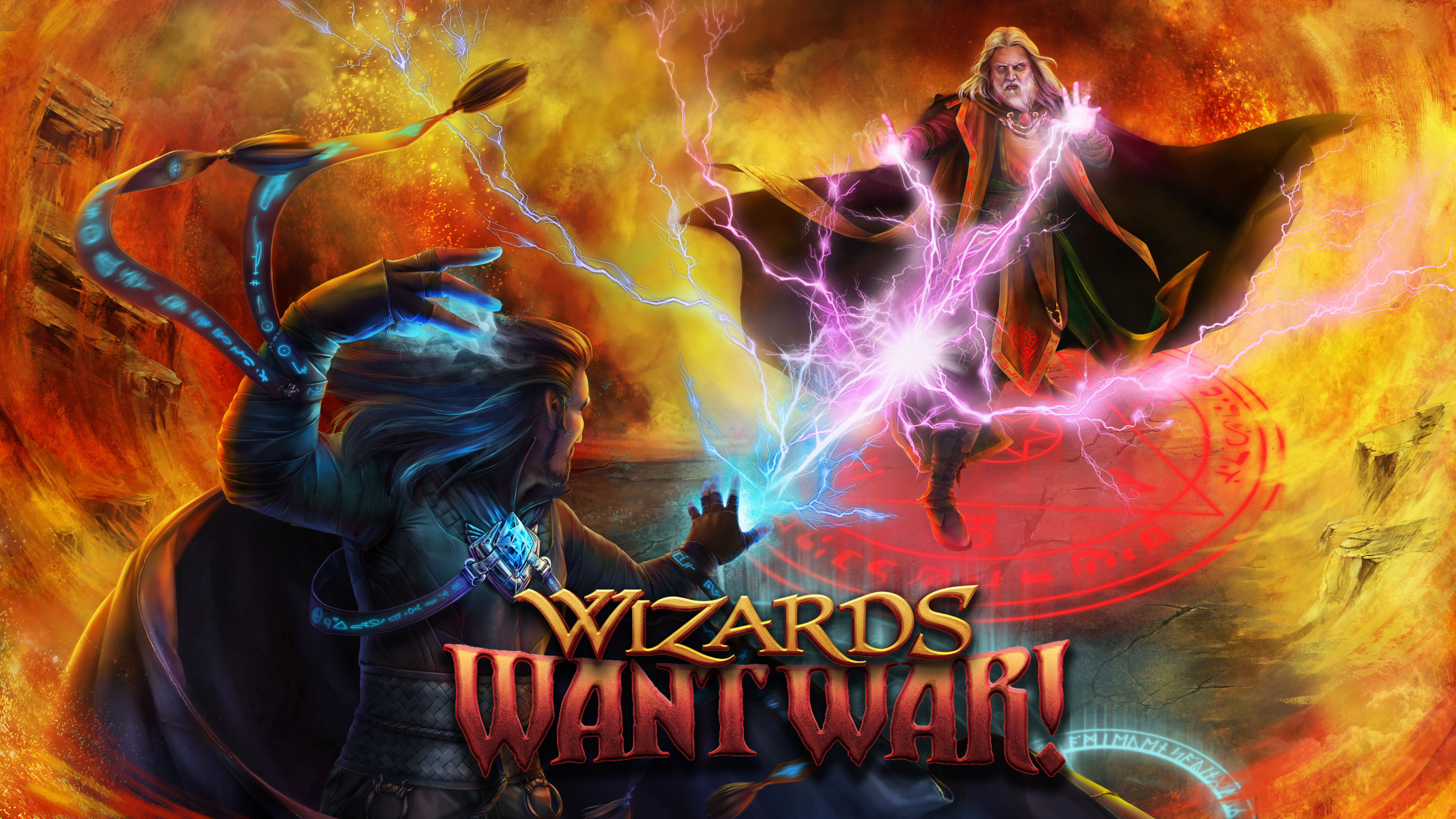 Wizards Want War game screen