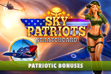 Sky Patriots Scratch game screen