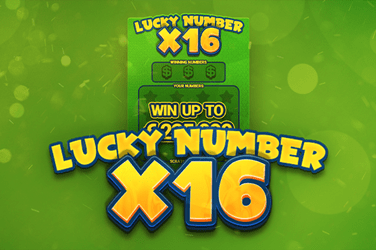 Lucky Numbers x16 game screen
