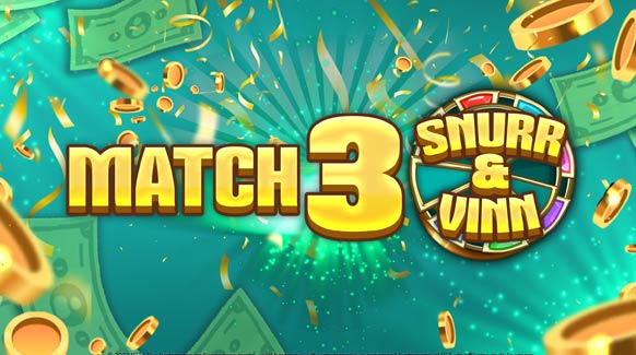 Miniatyrbilde for Match 3 Snurr & Vinn